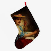 Het Cherry Girl van Adolphe Piot Grote Kerstsok (Achterkant (Hangend))