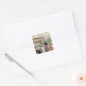 Het Cherry-seizoen Vierkante Sticker (Envelop)