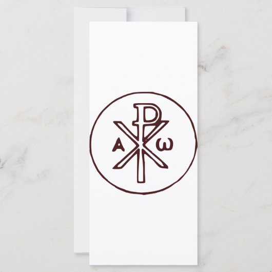 Het Chi-Rho Christogram symbool (Voorkant)