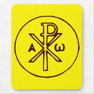 Het Chi-Rho Christogram symbool Muismat