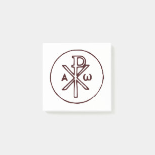Het Chi-Rho Christogram symbool  Post-it® Notes