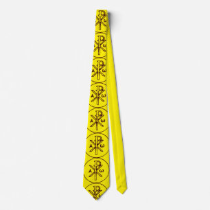 Het Chi-Rho Christogram symbool Stropdas