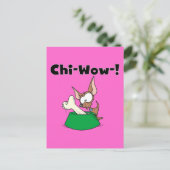 Het chi-Wow van Chihuhua T-shirts en Giften Briefkaart (Staand voorkant)