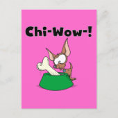Het chi-Wow van Chihuhua T-shirts en Giften Briefkaart (Voorkant)
