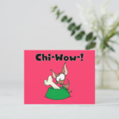 Het chi-Wow van Chihuhua T-shirts en Giften Briefkaart (Staand voorkant)