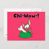Het chi-Wow van Chihuhua T-shirts en Giften Briefkaart (Voorkant / Achterkant)