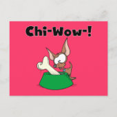 Het chi-Wow van Chihuhua T-shirts en Giften Briefkaart (Voorkant)