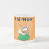 Het chi-Wow van Chihuhua T-shirts en Giften Matglas Koffiemok (Center)