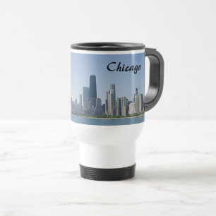 Het Chicago Silhouet Reisbeker