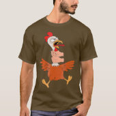 Het Chicken Tee shirt kiezen (Voorkant)