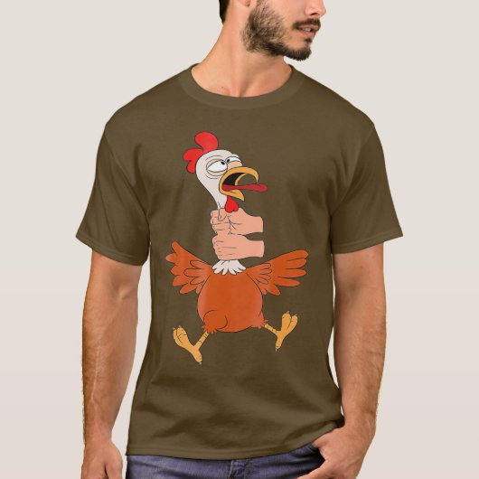 Het Chicken Tee shirt kiezen (Voorkant)