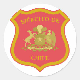 het Chileense leger, Chili Ronde Sticker