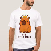 Het Chill King Heren Basic T-Shirt (Voorkant)