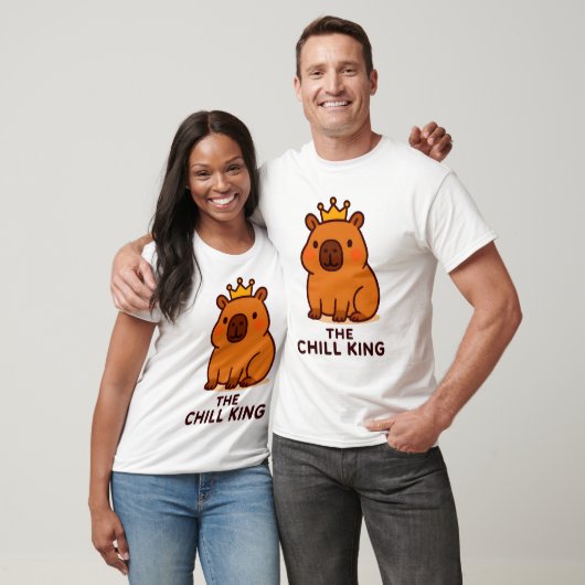 Het Chill King Heren Basic T-Shirt (Unisex)