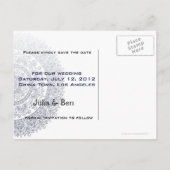 Het Chinese Dubbele Geluk van Porcelain sparen de  Aankondigingskaart (Achterkant)