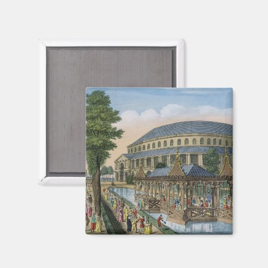 Het Chinese Huis, de Rotunda en het bedrijf in Magneet (Voorkant / Achterkant)