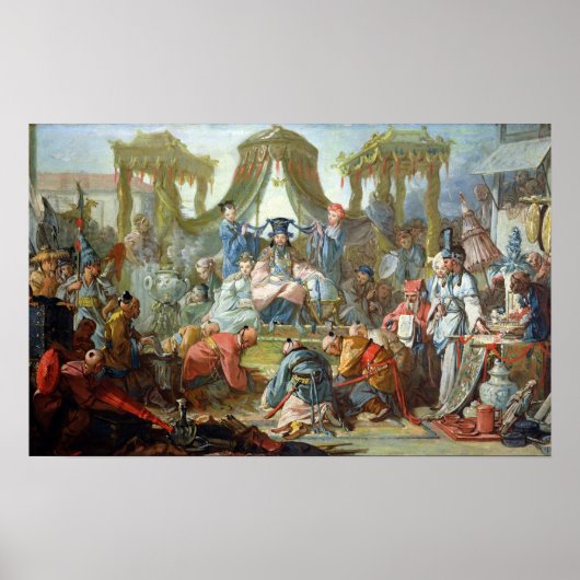 Het Chinese huwelijk of een publiek met Poster (Voorkant)