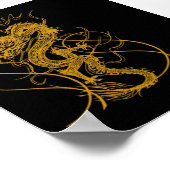 Het Chinese jaar van de draak 2012 Poster (Hoek)