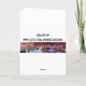 Het Chinese Nieuwjaar van de Tijger Birthday/or Feestdagen Kaart (Achterkant)