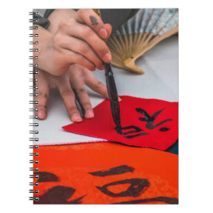 Het Chinese notitieboekje van de Kalligrafie Notitieboek