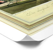 Het Chinese paviljoen in de tuinen van Laxenburg,  Poster (Hoek)