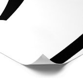 Het Chinese personage voor liefde genaamd Kanji Poster (Hoek)