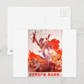 Het Chinese Poster van de Kunst Briefkaart (Voorkant / Achterkant)