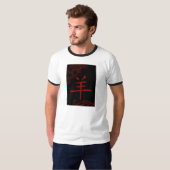 het chinese schapensymbool ( flourish ) t-shirt (Voorkant volledig)
