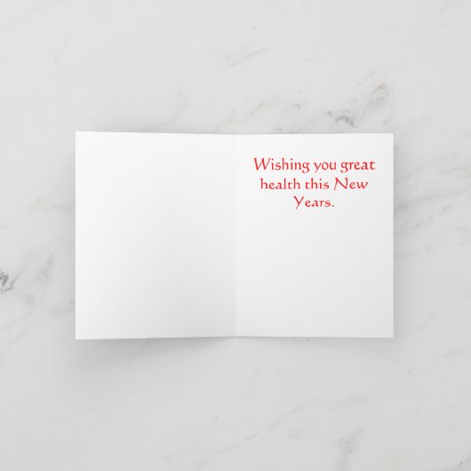 Het Chinese Wenskaart van het Nieuwjaar Feestdagen Kaart (Binnen)