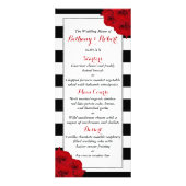 Het chique moderne luxe bruiloft Collectie - Menu (Voorkant)