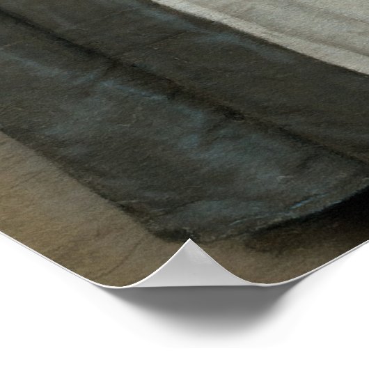 Het chocolade-meisje van Jean-Étienne Liotard Poster (Hoek)