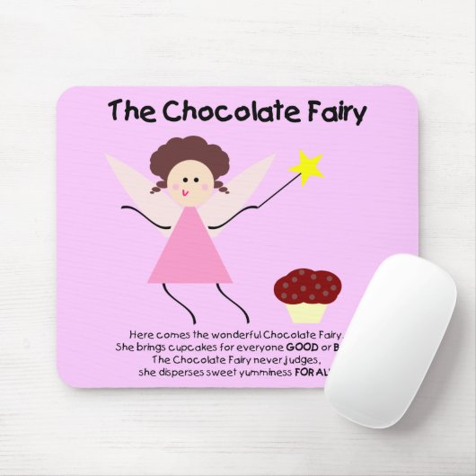 Het chocolade-moeras muismat (Met muis)