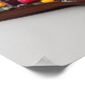 Het chocoladehuis | AI Art Poster (Hoek)