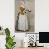 Het Chocolademeisje Jean-Etienne Liotard Poster (Thuiskantoor)