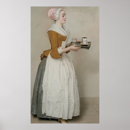 Het Chocolademeisje Poster (Voorkant)