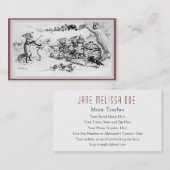 Het Chorus - Twee zielen Visitekaartje (Voorkant / Achterkant)