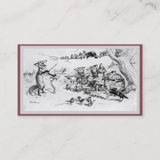 Het Chorus - Twee zielen Visitekaartje (Voorkant)