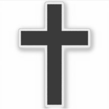 Het Christelijk Kruis (zwart)