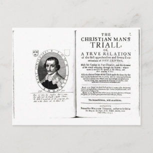 Het Christelijk Man'' door John Lilburne Briefkaart