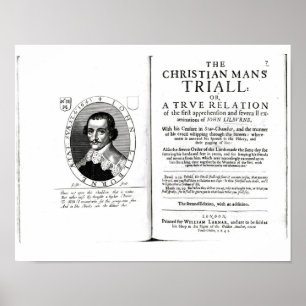 Het Christelijk Man'' door John Lilburne Poster