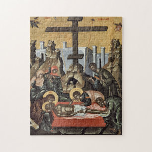 Het christelijk-orthodoxe Christelijke icoon Legpuzzel