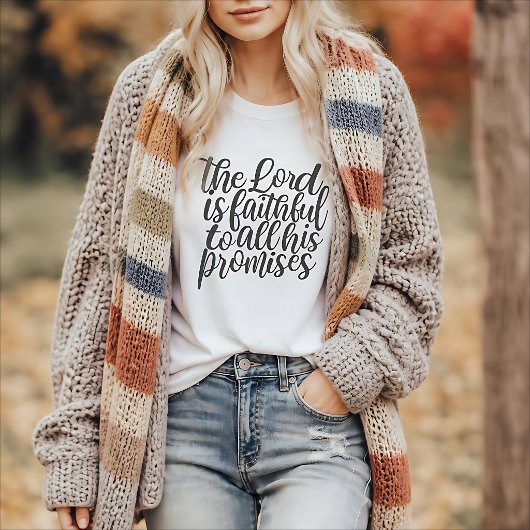 Het Christelijk T-shirt 'De Heer is Trouw'