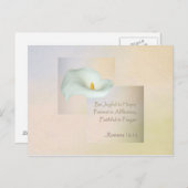 Het Christelijke 12:12 van de Romeinen van de Briefkaart (Voorkant / Achterkant)