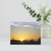 Het Christelijke Briefkaart van de Zonsopgang (Staand voorkant)