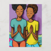 Het Christelijke Briefkaart van de Zwarte Kunst va (Voorkant)