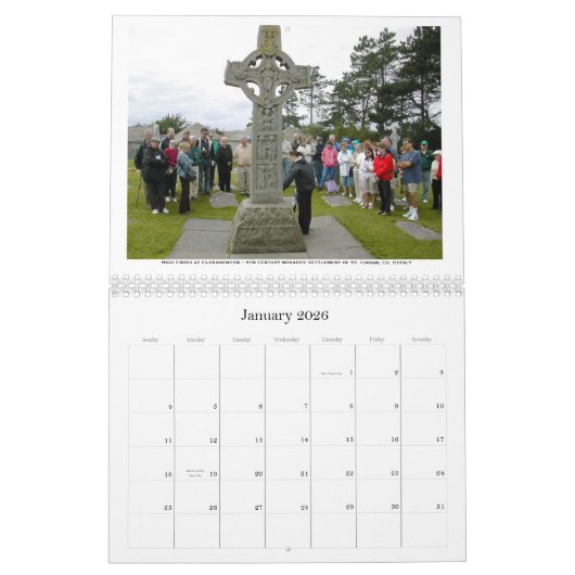 Het Christelijke erfgoed van Ierland Kalender (Jan 2026)