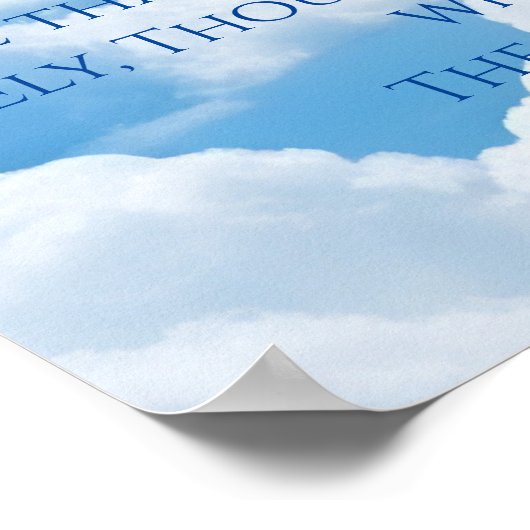 Het Christelijke gedicht kennen Poster (Hoek)