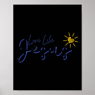 Het Christelijke geloof inspireerde de liefde zoal Poster