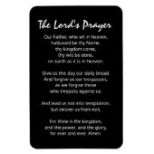 Het Christelijke geloof van de Lord's Prayer Magneet (Verticaal)