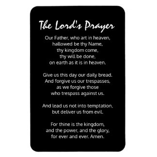 Het Christelijke geloof van de Lord's Prayer Magneet